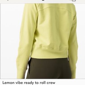 NWOT lululemon sweatshirt